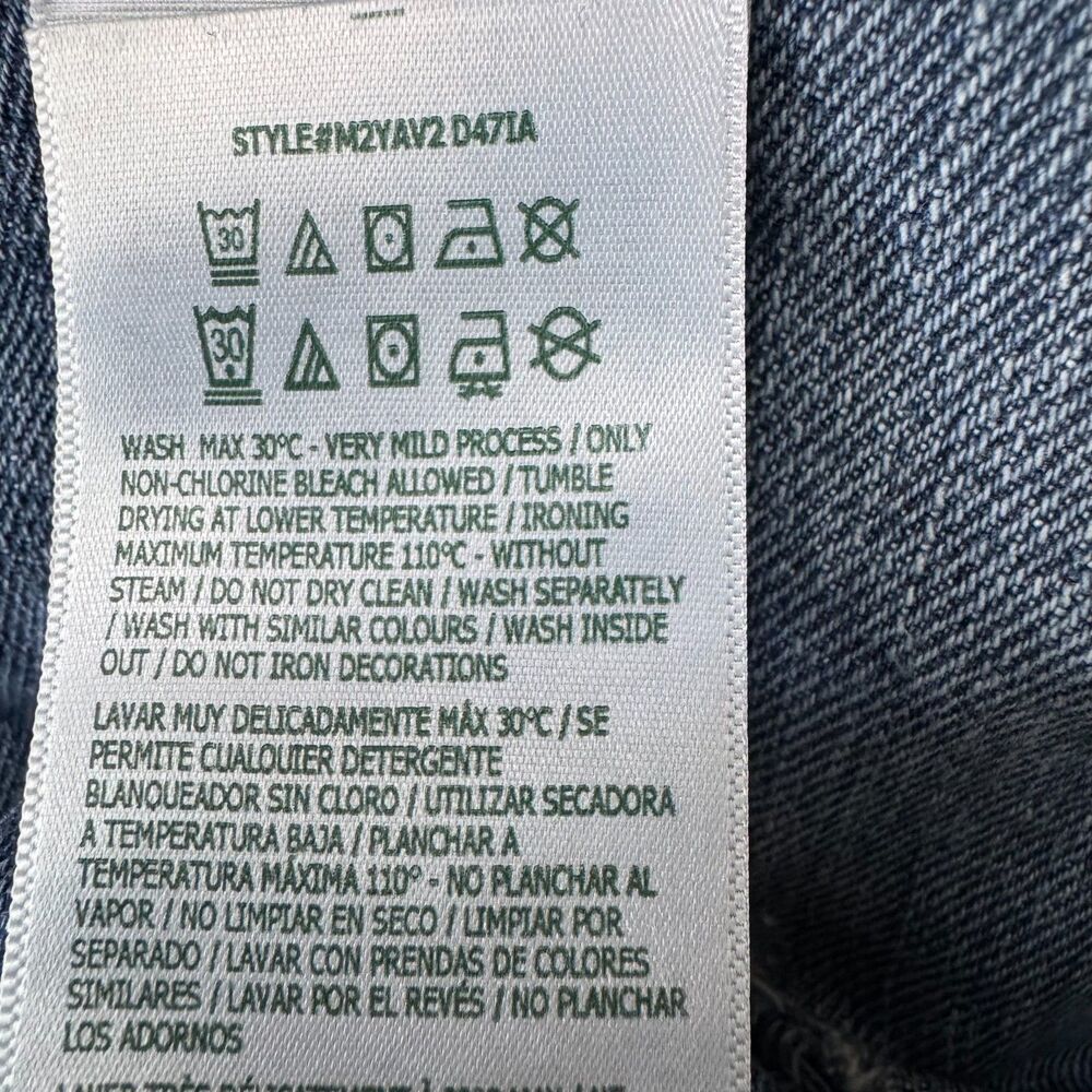 Guess Men's Blue Distressed Denim Raw Hem Shorts Jorts Size 31 - Picture 6 of 6